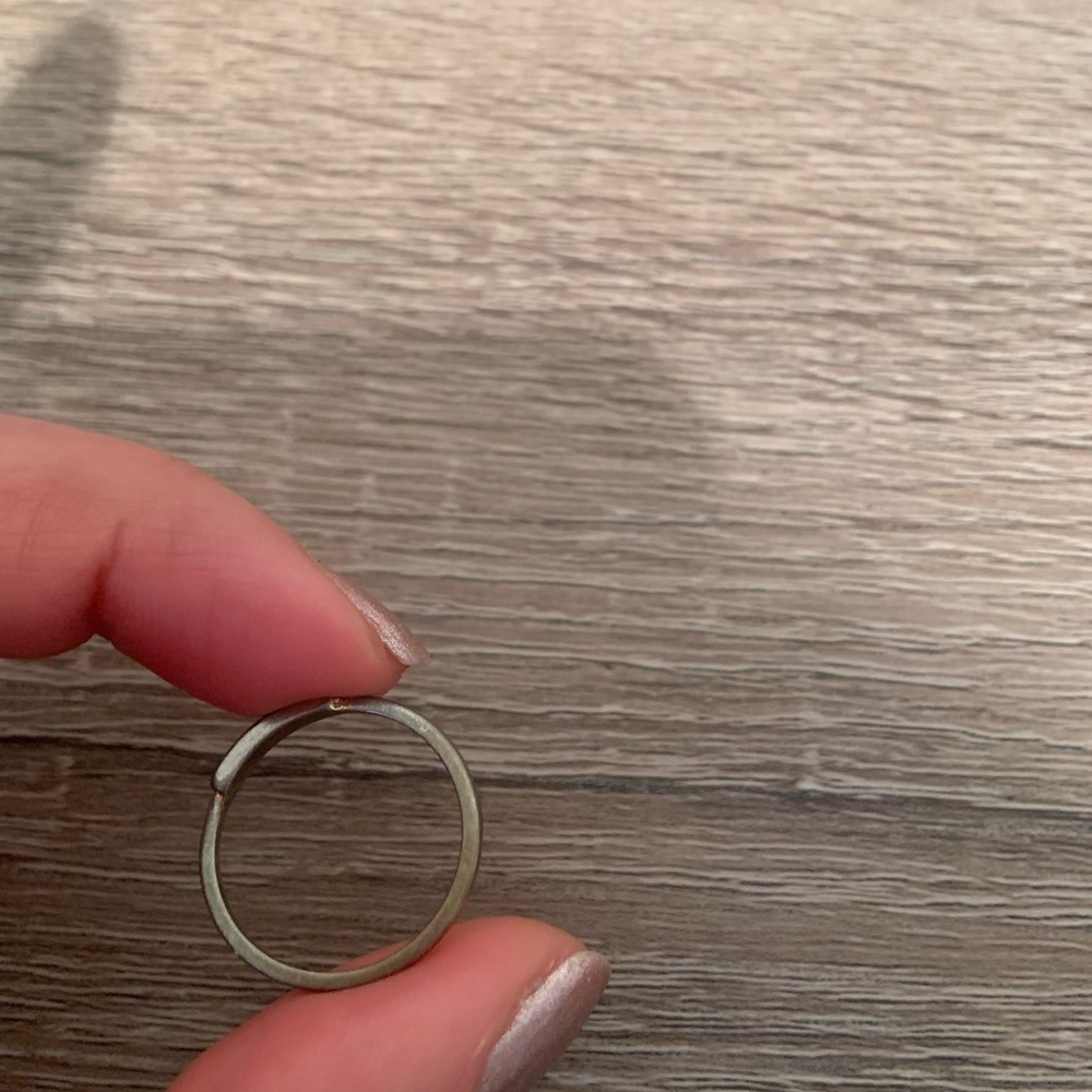 “MRS.” RING SIZE 7 STAINLESS STEEL - Picture 2 of 2